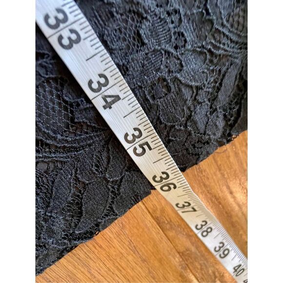 J.crew black lace crewneck dress size 6 - Picture 9 of 11